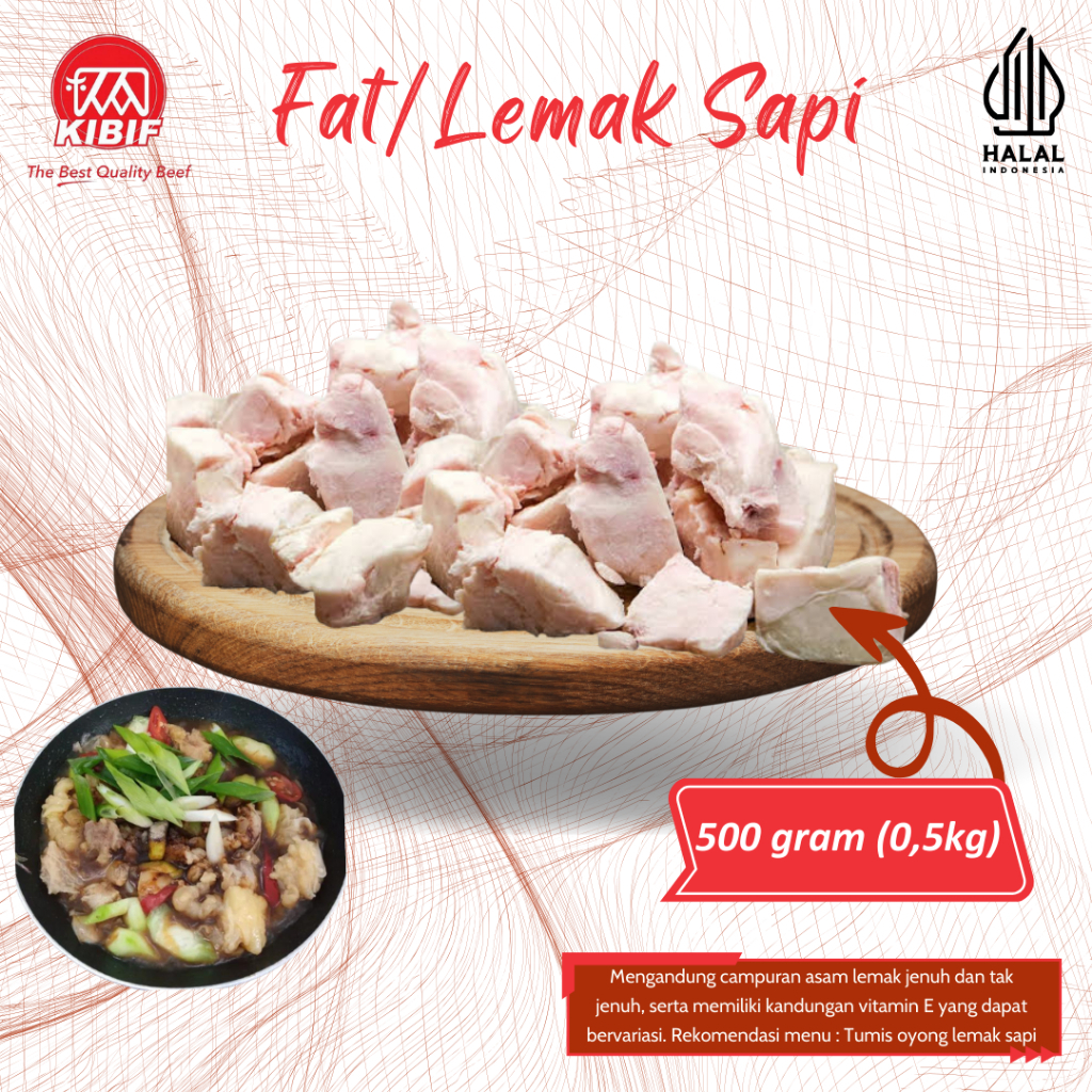 

Fat / Lemak Sapi 500gr