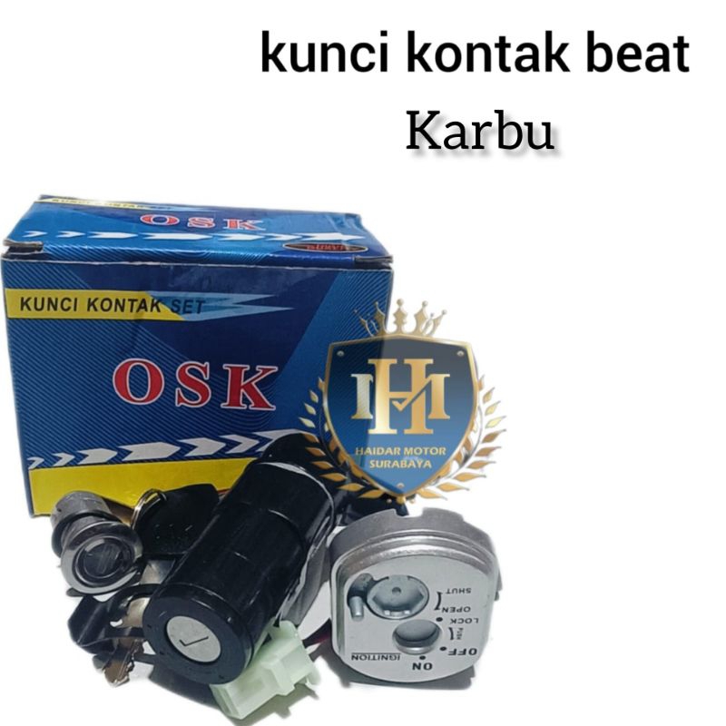 Kunci kontak + sadel beat karbu/kunci kontak motor beat karbu