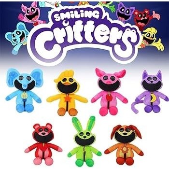 Boneka Smiling Critters Series Plush Doll CatNap Cartoon Monster Game