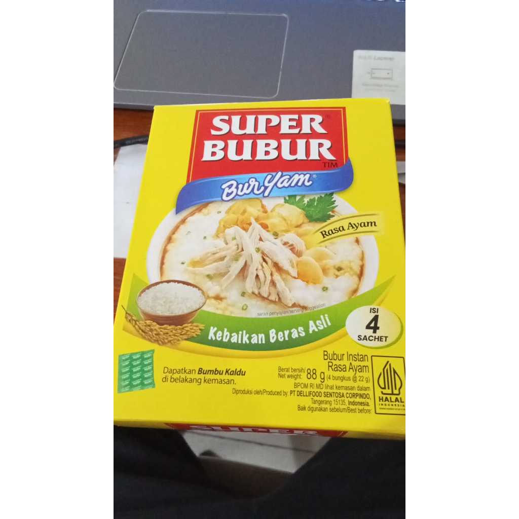 

buryam super bubur rasa ayam 88gr