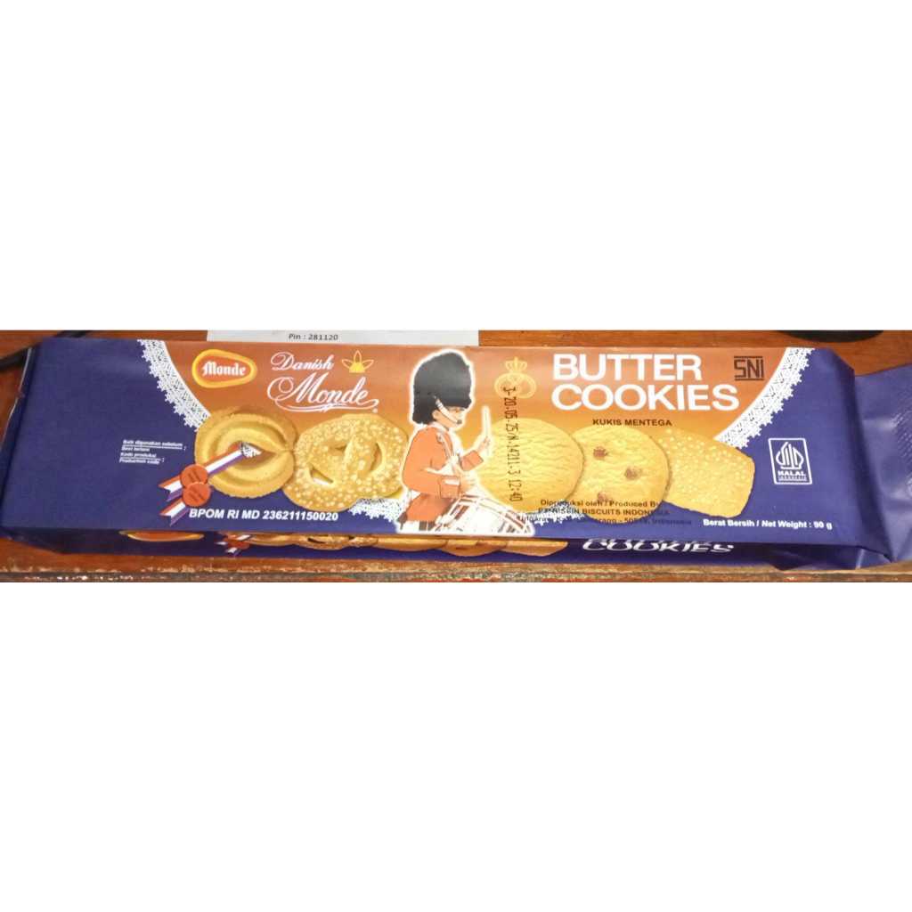 

MONDE BUTTER COOKIES 90GRAM