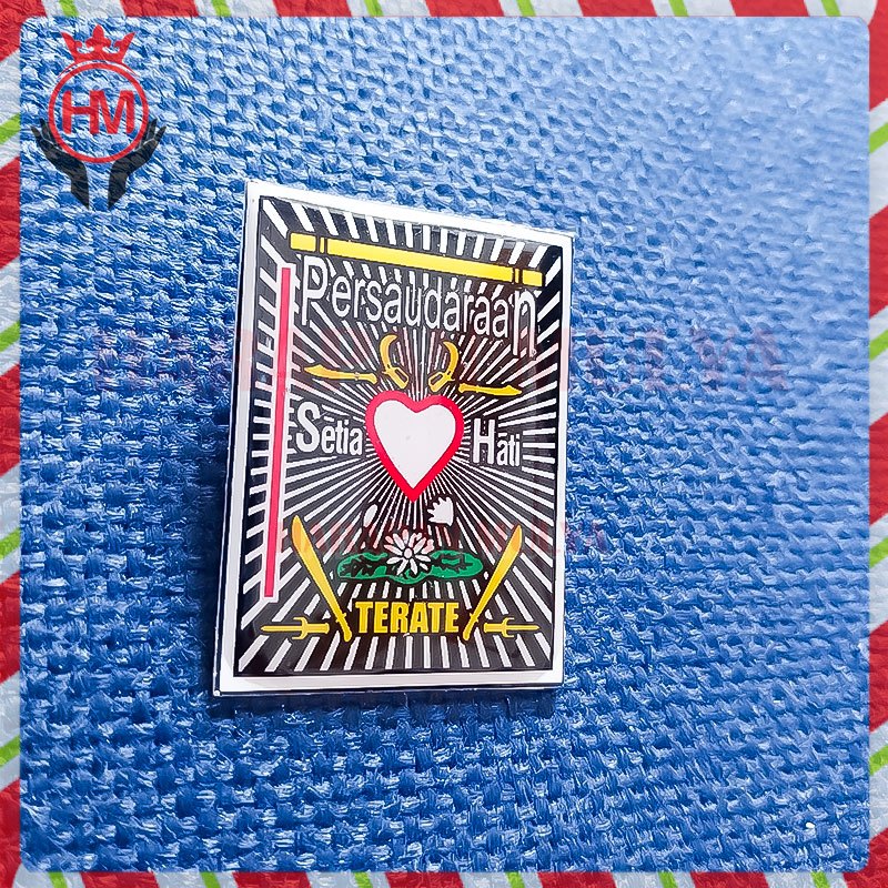 Bros Kotak PSHT  - Pin Logo Persaudaraan Setia Hati Terate - Harapan Mulya