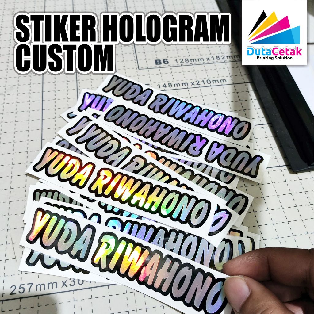 

Stiker Hologram Nama Custom & Stiker harta tahta bisa Custom atau Nama bisa diganti sesuai keinginan