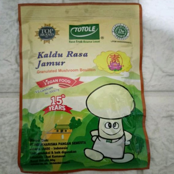 

totole kaldu rasa jamur 80 gram