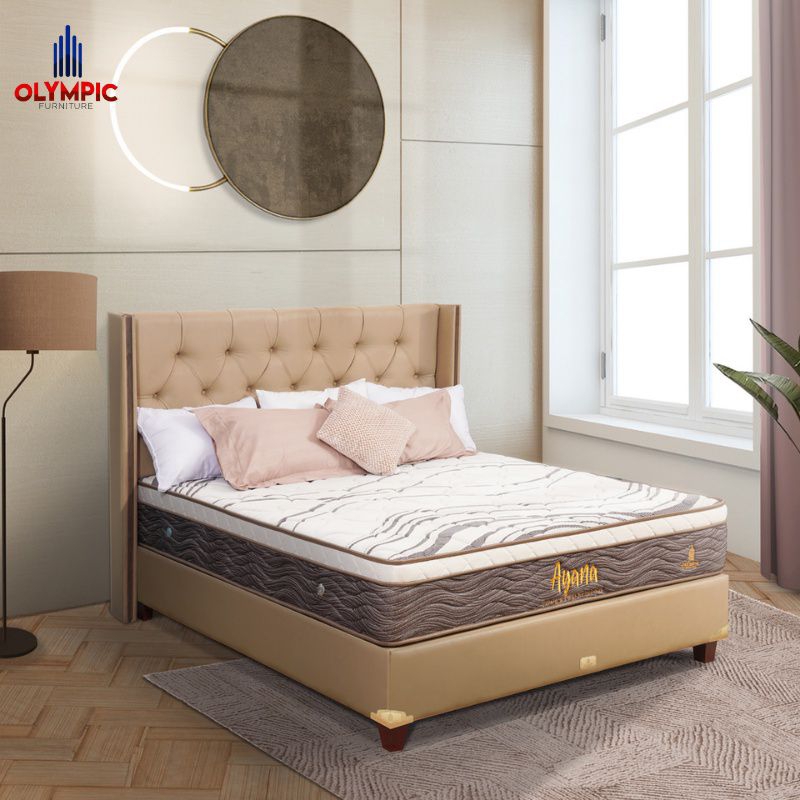 Olympic Kasur Springbed Ayana Pocket Spring EuroTop Matras Kasur saja / Full Set