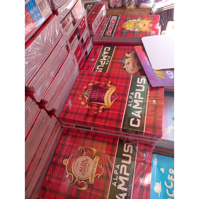 

Ay00! buku tulis campus alfa 50lembar campus alfa 1pak isi 10buku