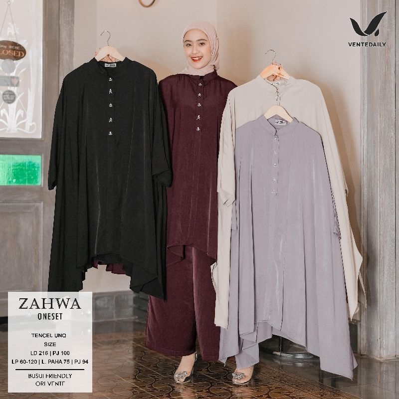 ZAHWA ONE SET BY VENTE DAILY MAT TENCEL BUSUI SIZE JUMBO