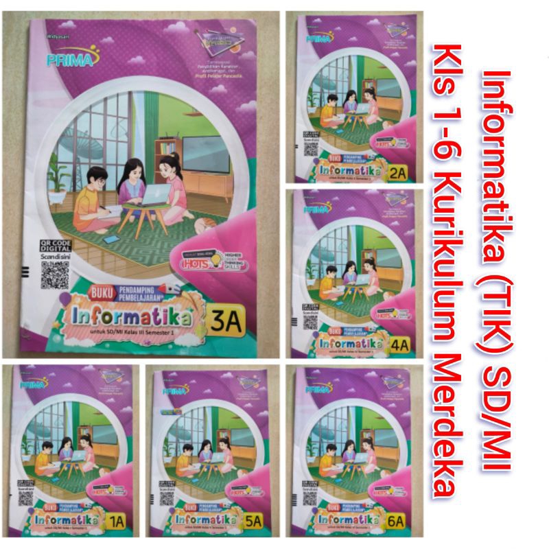 LKS Informatika (TIK) SD 1-6 Kurikulum Merdeka KUMER K21 Terbaru semester 1 LKS SD/MI