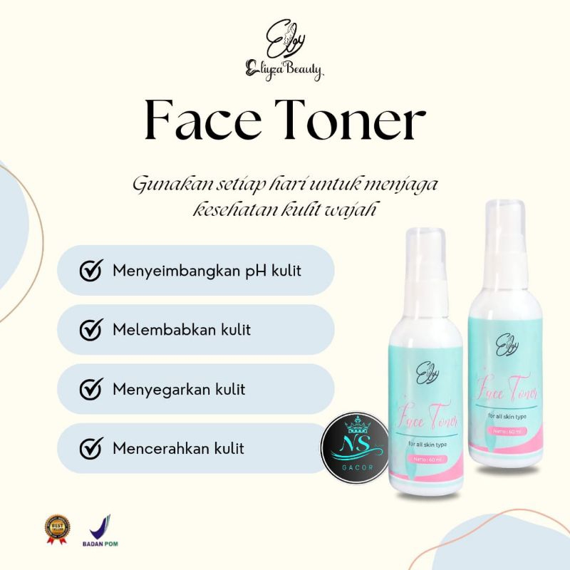Face Toner Eby by Elizabeauty Bpom