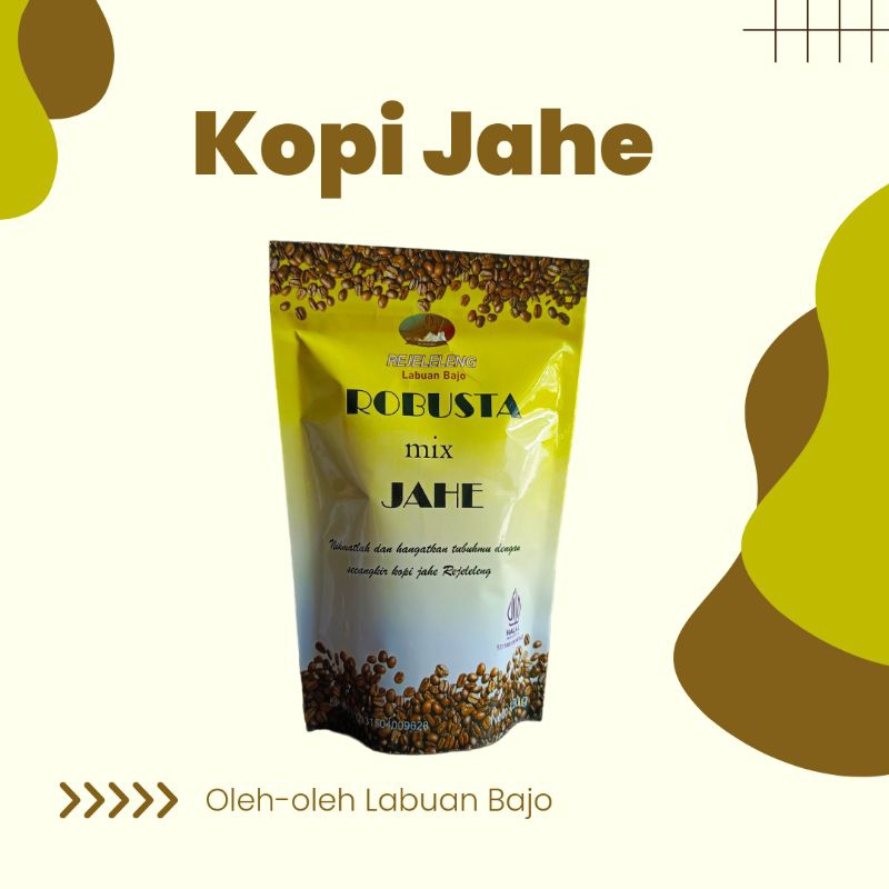 

Kopi Robusta mix Jahe Rejeleleng 150 gr khas Labuan Bajo