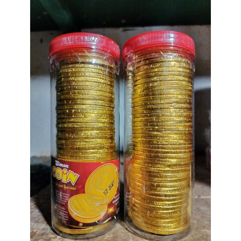 

Simon Coin Kembang Gula Lunak Rasa Cokelat (1 Toples isi 40 Keping)