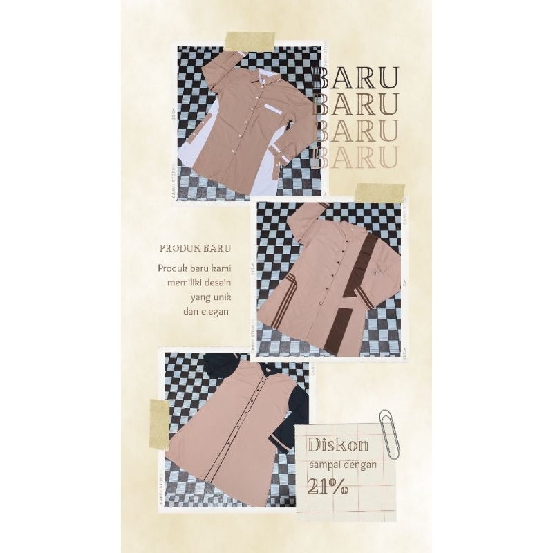 Tunik santriwati//Tunik santri putri//Tunik wanita kekinian//baju santriwati//baju santri putri//ata