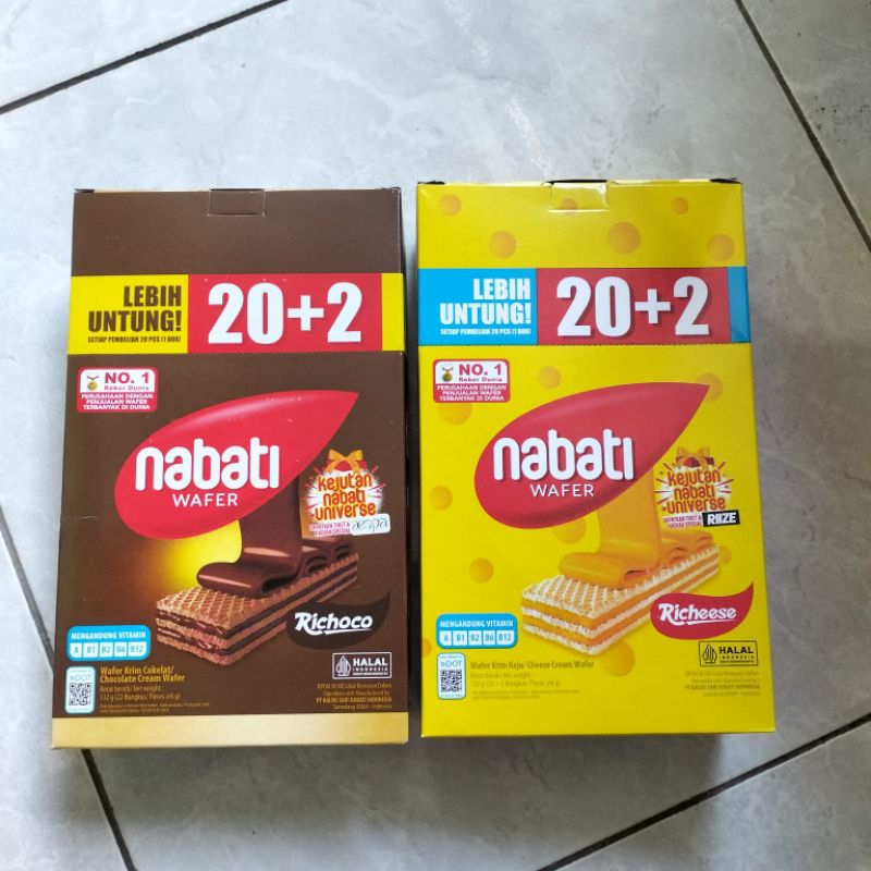 

Nabati Wafer renyah enak gurih Box