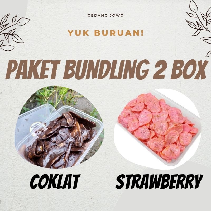 

PAKET BUNDLING 2 BOX MIX COKLAT DAN STRAWBERRY LUMER
