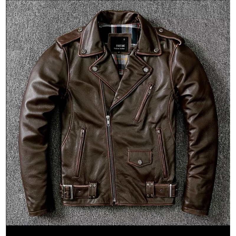 Jaket kulit ramones-Jaket kulit domba super-Jaket kulit asli kualitas no1-Jaket kulit asli 100%-Jake