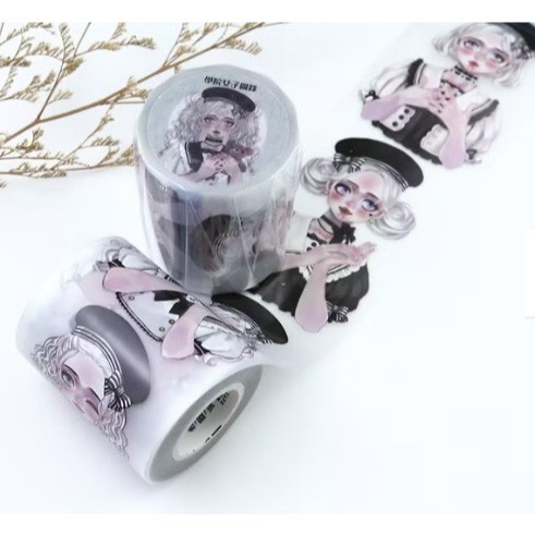 

Zihling College Girl Catalogue PET Tape Sticker Sample