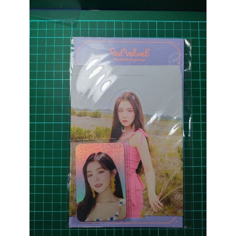 Irene Day 2 Holo PC & Standee - Red Velvet Umpah Hologram Official Photocard MD Set