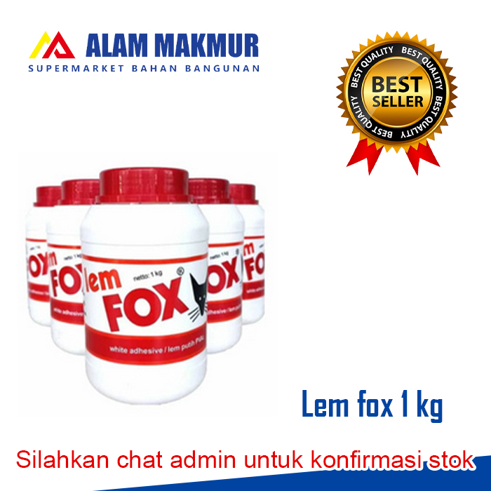 Lem Fox Murah/ Lem Kertas/ Lem Putih/ Lem Kayu 1kg