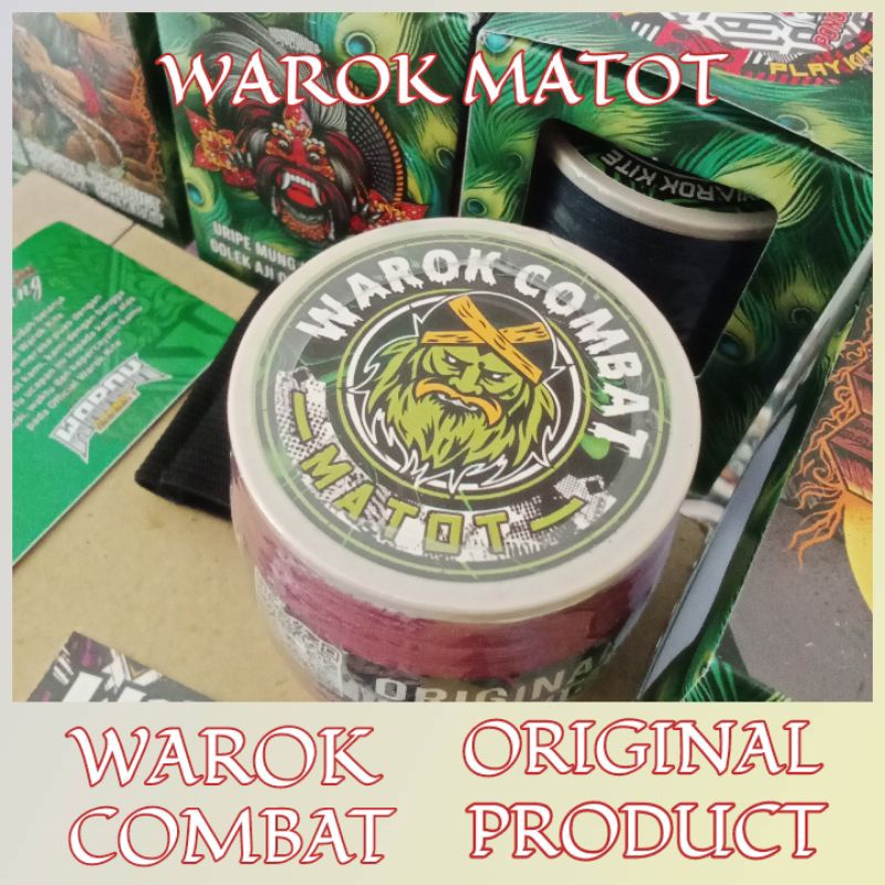 Gelasan matot WAROK COMBAT Original Bahan Putih