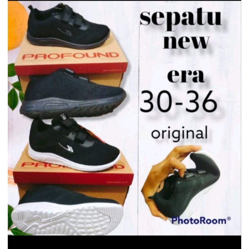 sepatu new era original perekat anak