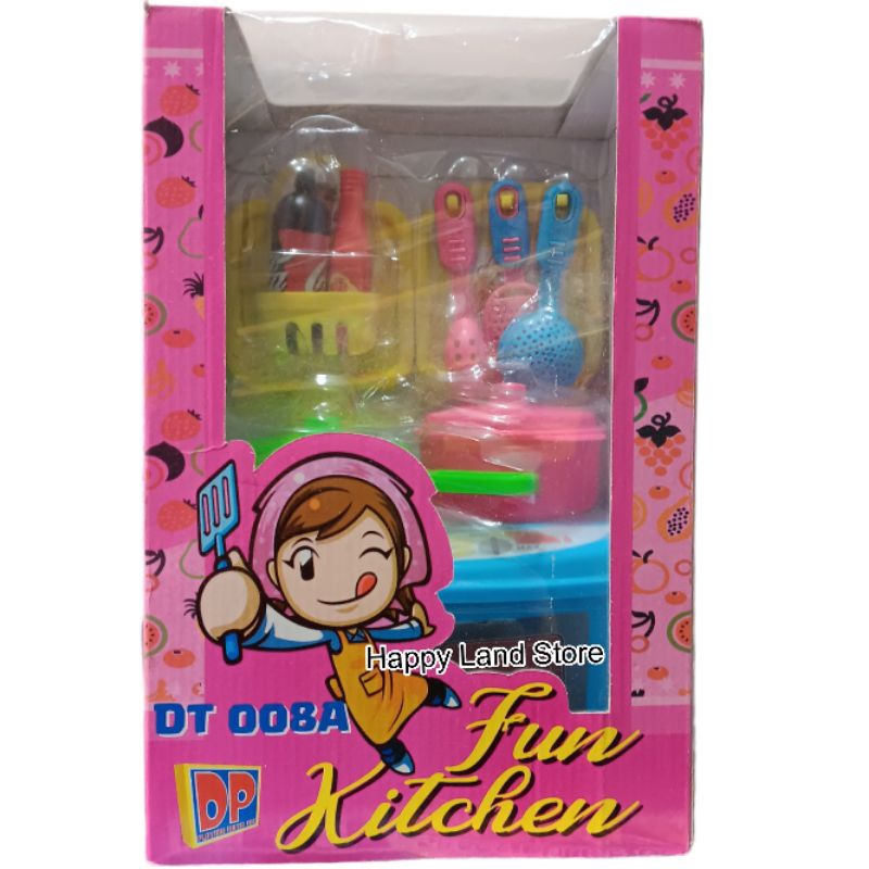 Mainan Anak Alat Rumah Tangga Peralatan Dapur Fun Kitchen Set