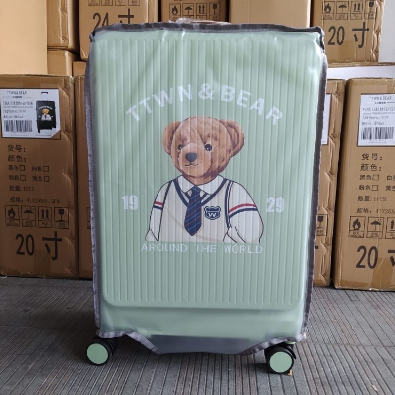 KOPER USB TTWN BEAR ORIGINAL GREEN TTWNBEAR - SUITCASE - LUGGAGE TTWN
