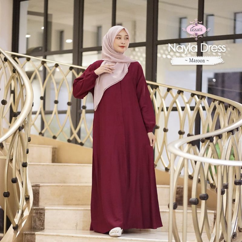 terlaris gamis nayla daily series by izzati muslimah