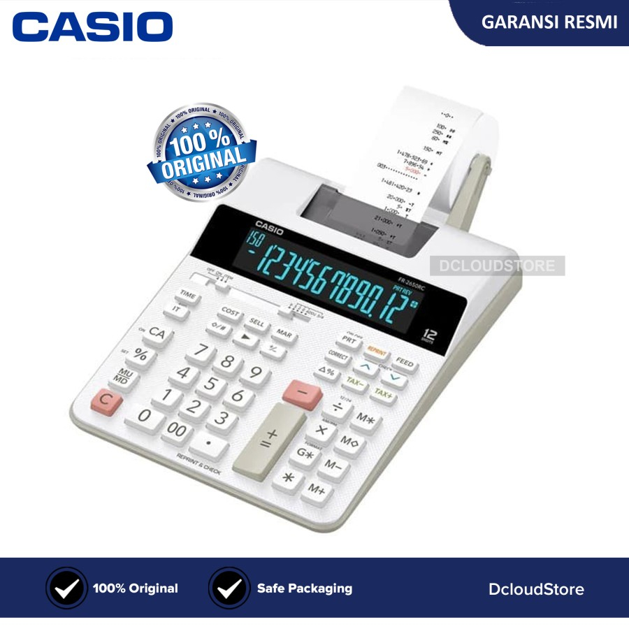 Calculator Original Casio Printing Kasir Kalkulator Printer FR2650RC