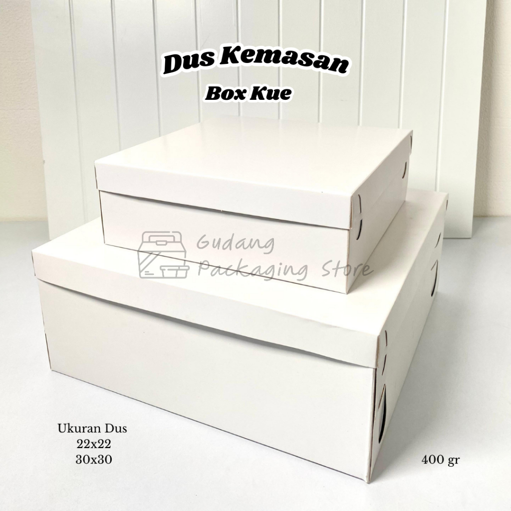 10 PCS / Dus Kue Polos / Box Kue Polos / Dus Makanan / Dus Kue ulang Tahun