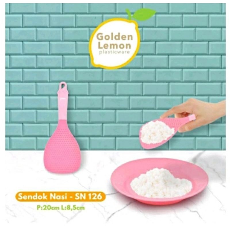 SENDOK NASI GOLDEN LEMON| CENTONG NASI GOLDEN SUNKIST