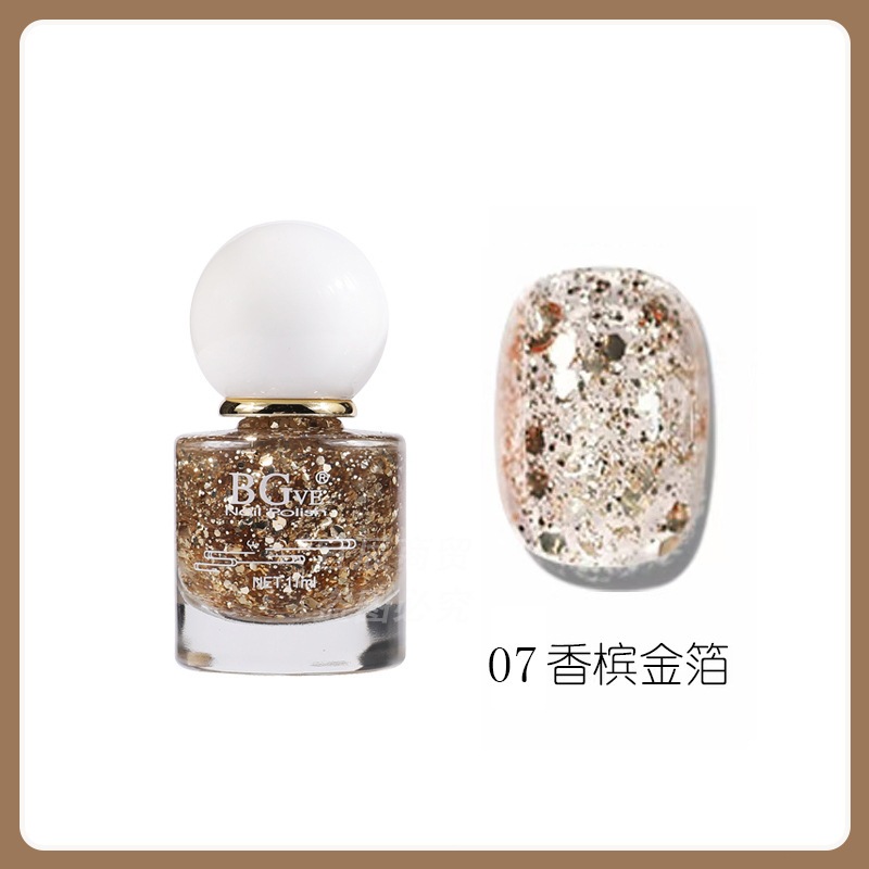 Cat kuku seri diamond rusak Pink Nail Gel Polish Kutek Gel Nail Art 11ML Kutek Halal Untuk Sholat Ca