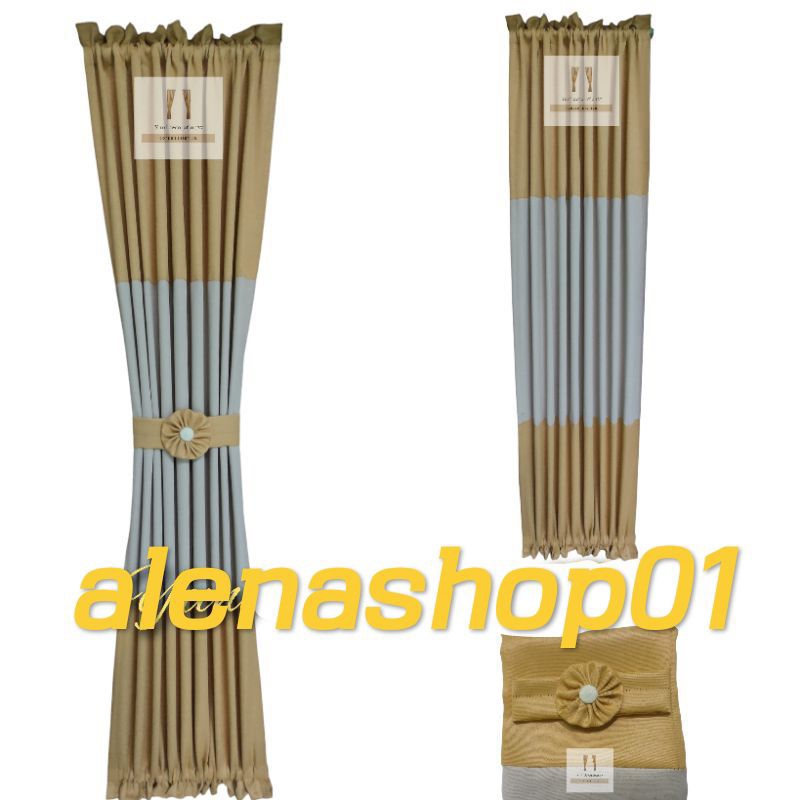 gorden kupu-kupu tebal kombinasi super tebal minimalis