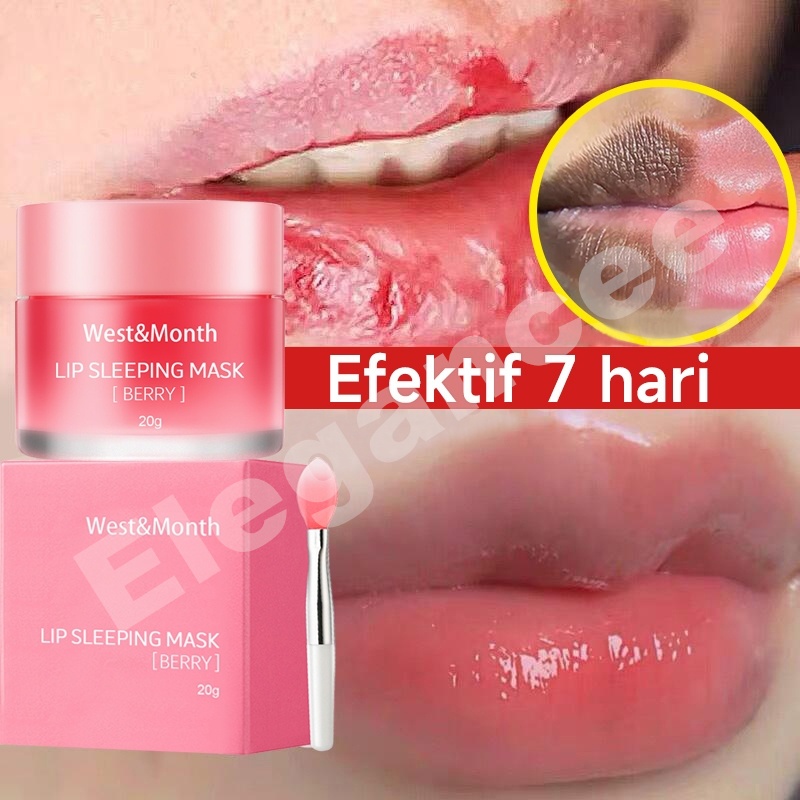 ORI Lip mask Lip balm Serum bibir Pelembab bibir 20g pemerah bibir lipbam bibir masker bibir gelap m