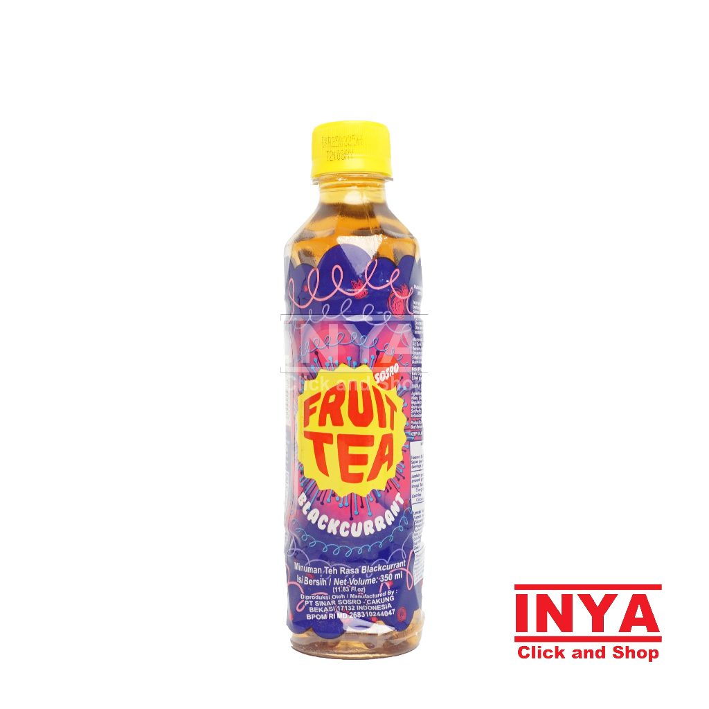 

Sosro Fruit Tea Rasa Blackcurrant 350ml - Minuman Rasa Buah - Soft drink