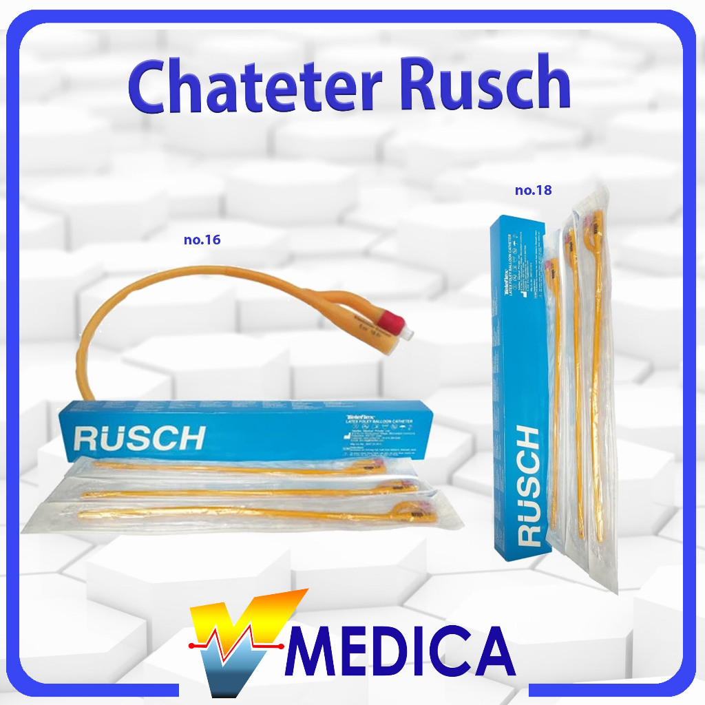 Folley Catheter 2W Rusch / Selang Catheter Gold