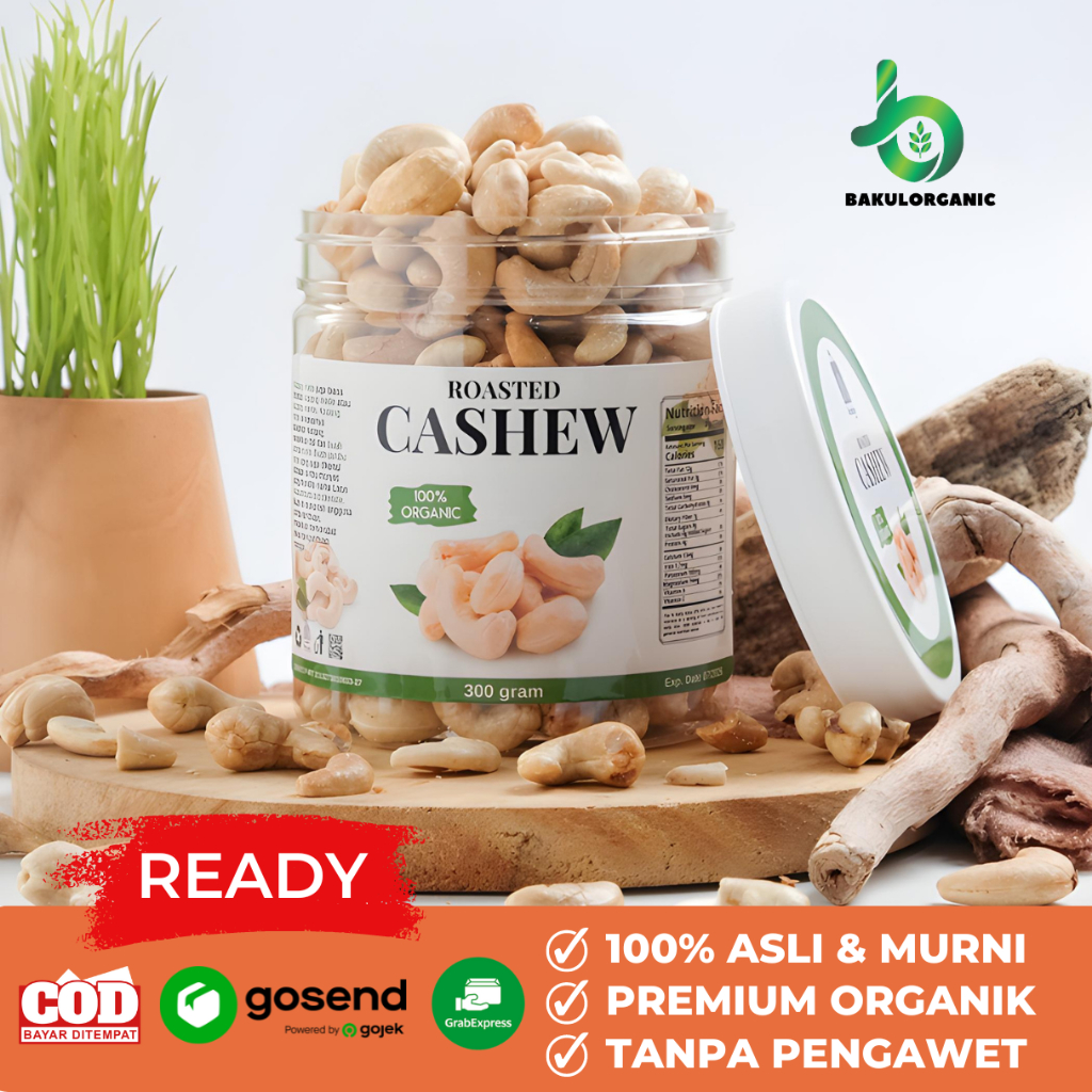 

Bakulorganic Kacang Mete Roasted Cashew Mede