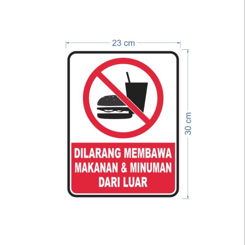 

STIKER DILARANG MEMBAWA MAKANAN DARI LUAR