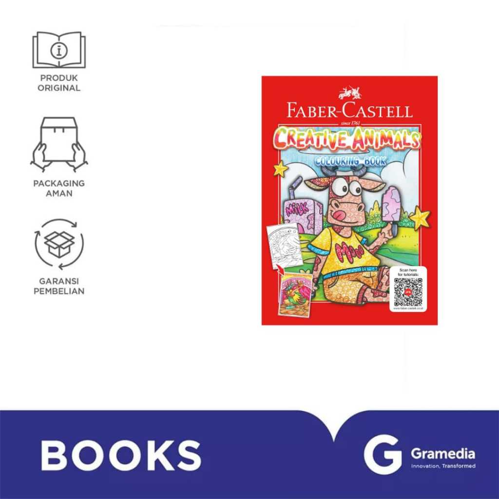 

Gramedia Gandaria - Animal Colouring Book ( Faber Castell )