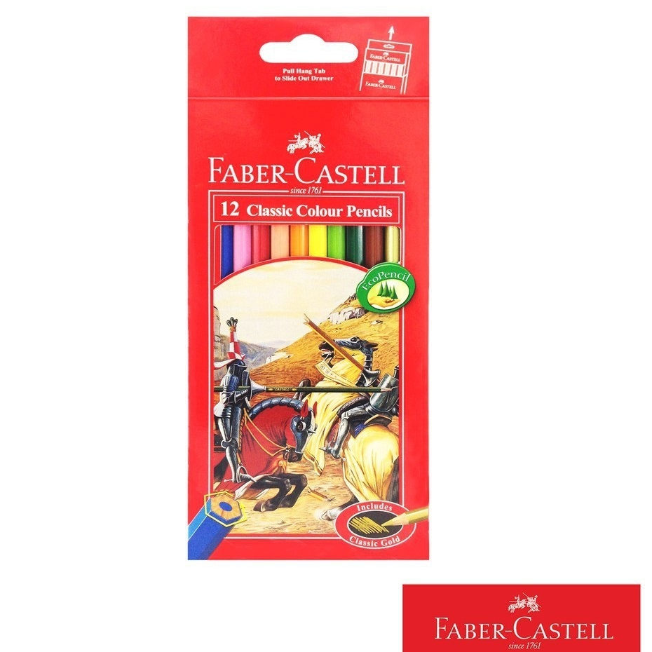 

Pensil Warna Faber-Castell Classic 12 Warna Panjang