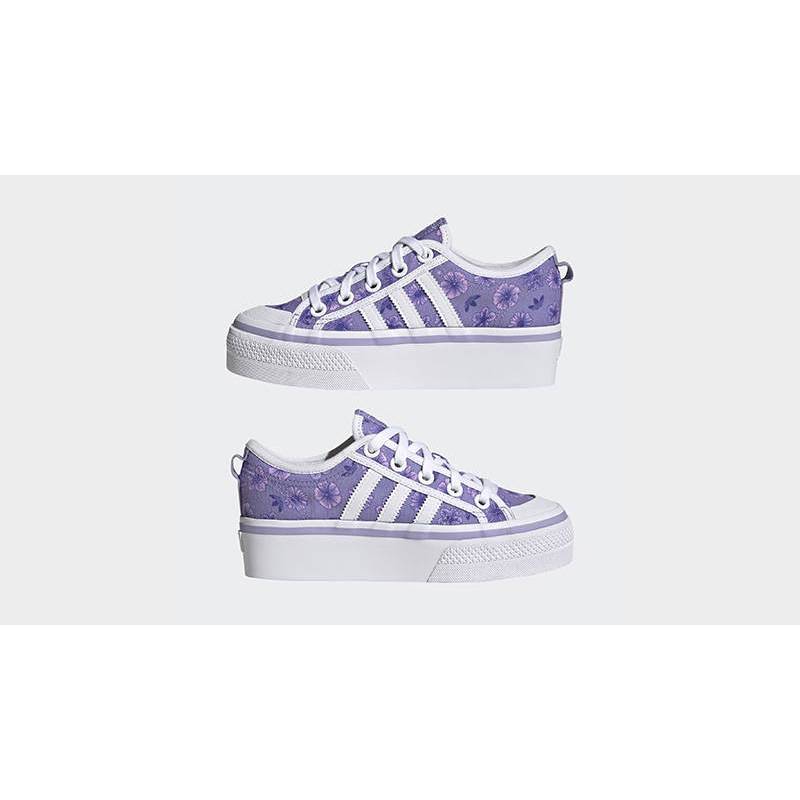 SEPATU CASUAL ANAK ADIDAS NIZZA PLATFORM J HQ4291
