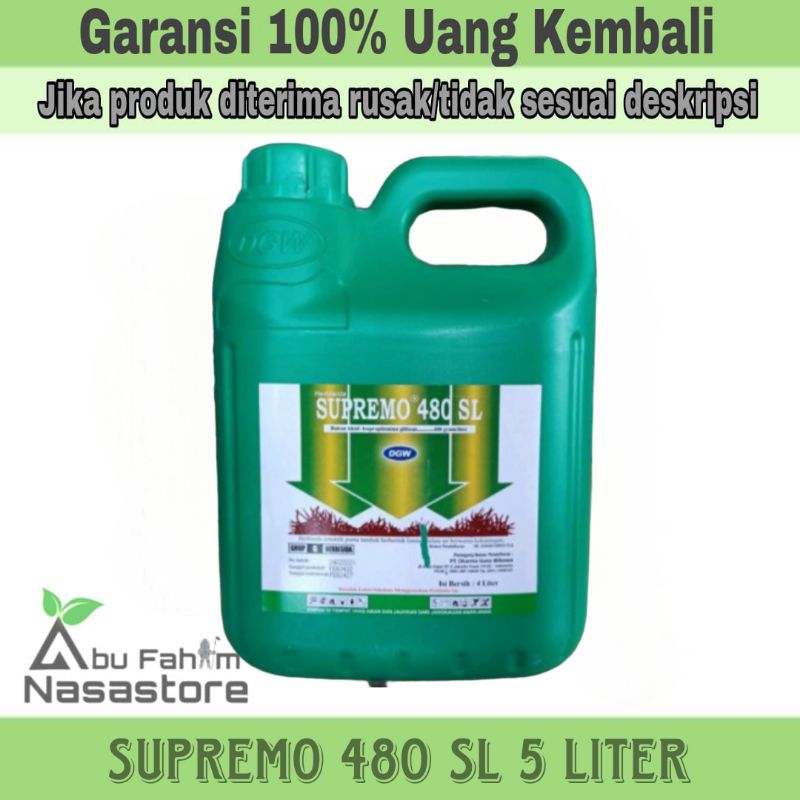 HERBISIDA SISTEMIK SUPREMO 480 SL 5 LITER/HERBISIDA SISTEMIK
