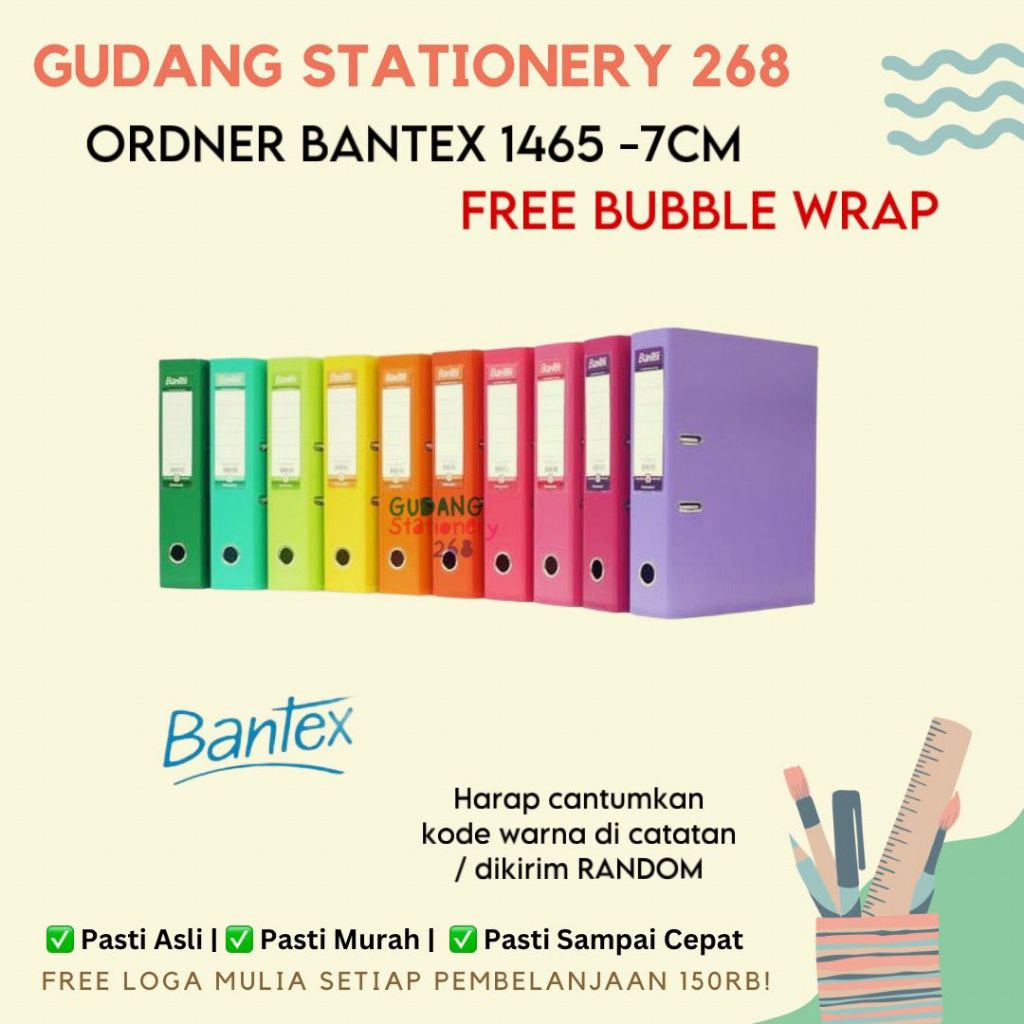 

Ordner BANTEX 1465 / Tempat File Dokumen BANTEX 1465 / Map Ordner BANTEX 1465 Warna Warni