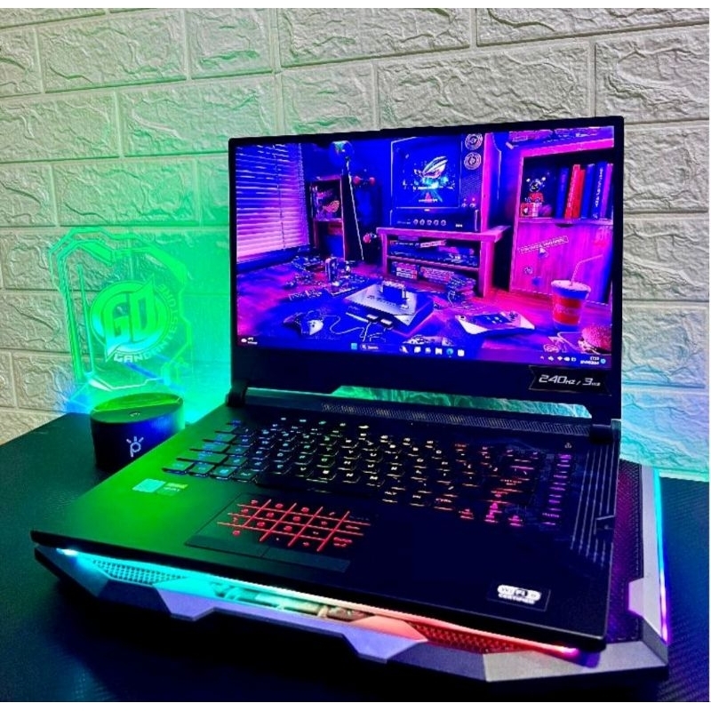 Asus ROG Strix G53 G15 Gaming Desain RTX 2060 16 GB 1 TB SSD Upgradable include paking kayu