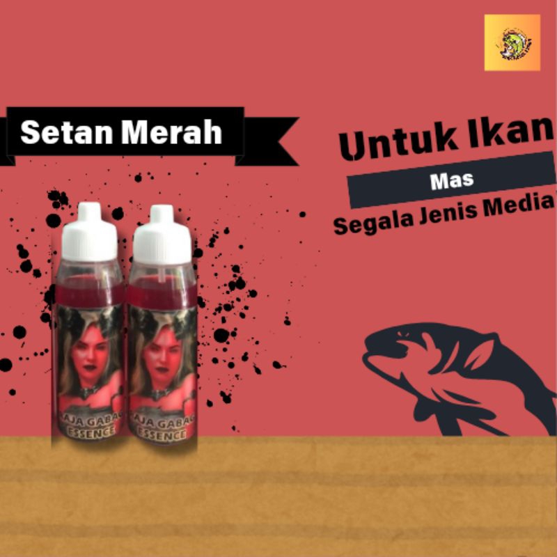 RAJA GABAG ESSEN "SETAN MERAH" ESSEN IKAN MAS AROMA WANGI STRONG - Mak Home