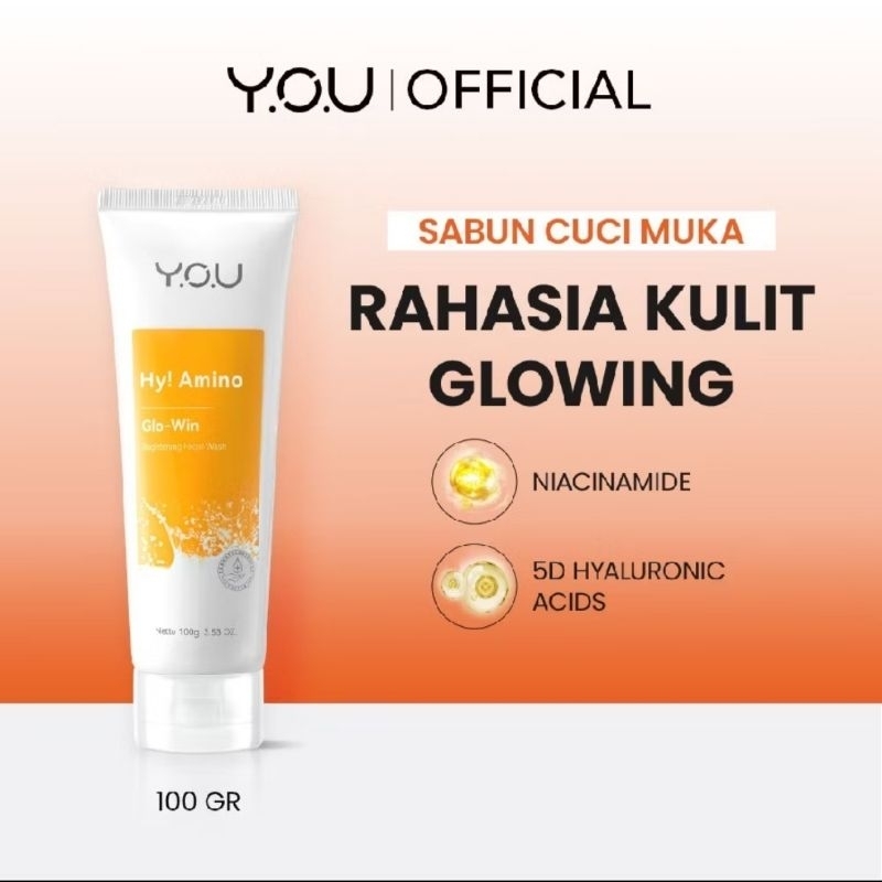 YOU HY AMINO Glow - Win Brightening Facial Wash 100gr