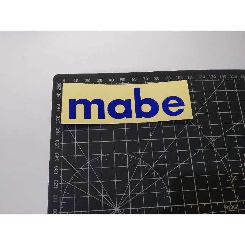 

cutting stiker mabe