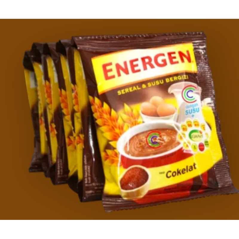 

Energen susu sereal coklat isi 10 sachet kemasan 34gram