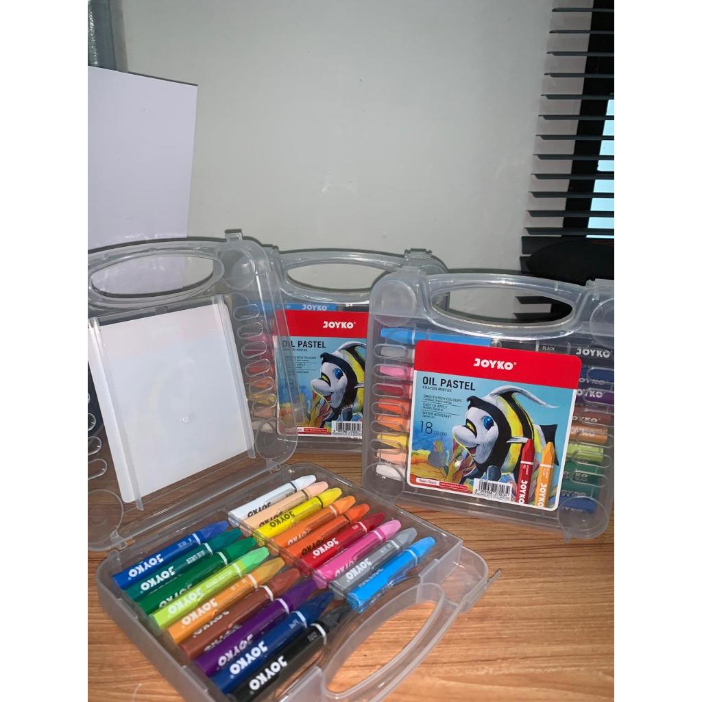 

Crayon JOYKO 18 warna/Oil Pastel Krayon Minyak JOYKO