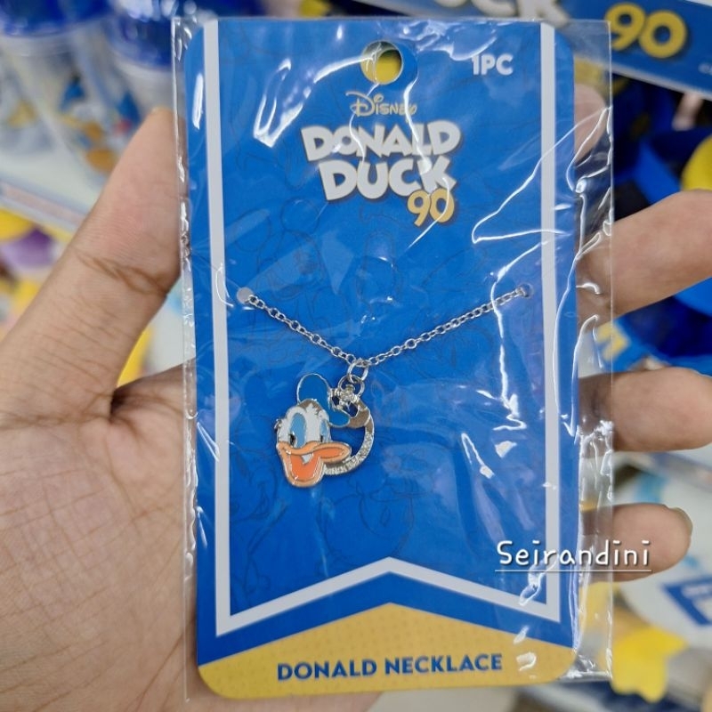 Kalung Disney Donald Duck Putih Necklace Donal Bebek Anak Remaja Dewasa Hadiah Kado Unik Lucu Cantik