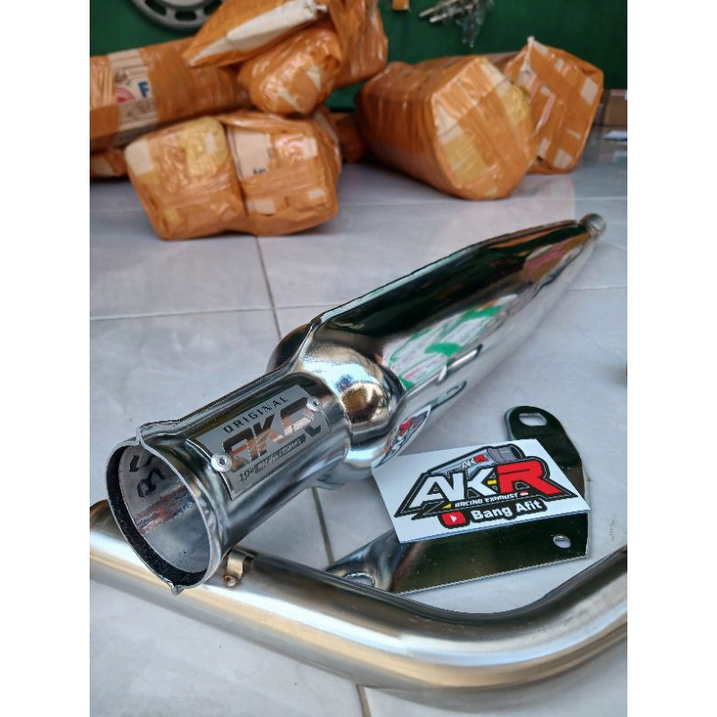 knlpot original plor klokor AKR racing fajar indah tebal cb gl mp tiger karakter RAP MBAH PRI